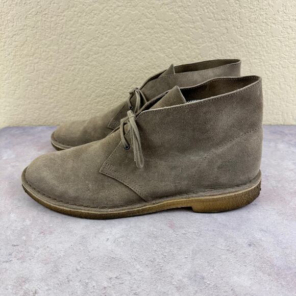 Clarks Originals Mens Size 11 Beige Suede Chukka Dessert Boots 11826 main image 6
